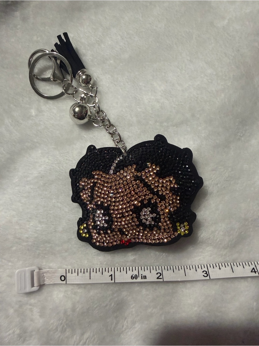 Inspired Rhinestone Character Keychain/ Purse Charm